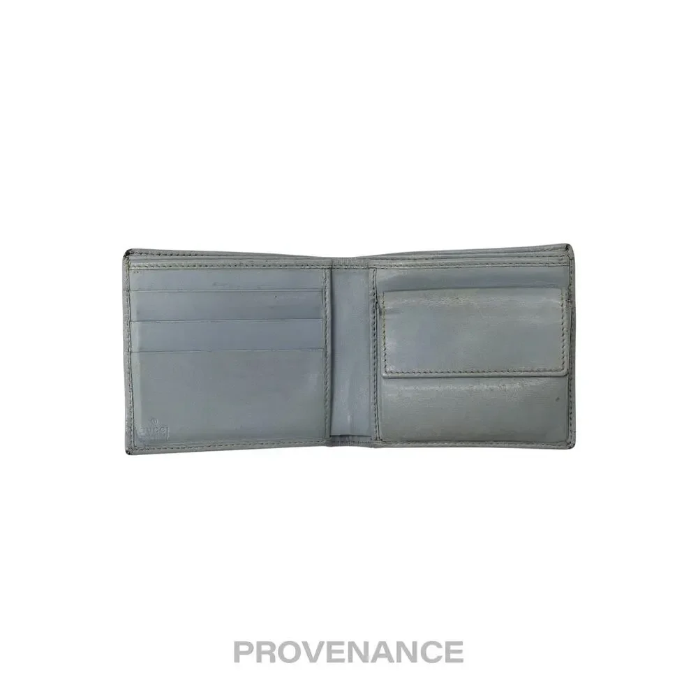 🔴 Gucci Bifold Wallet - GG Canvas Blue